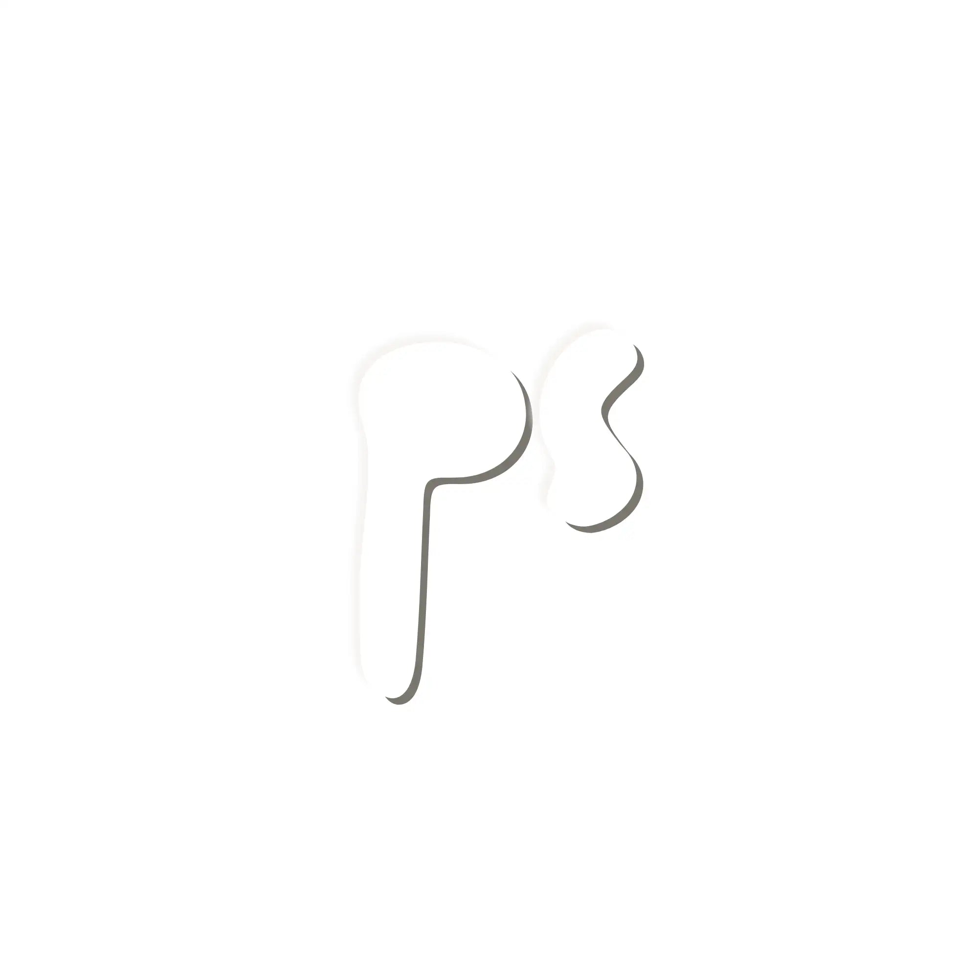 Filigrane du logo « ps » gris.